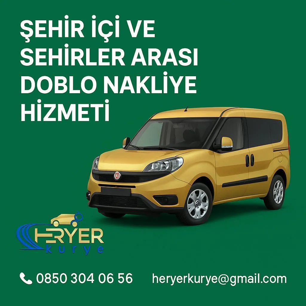 HERYERKURYE Doblo nakliye ve hızlı teslimat görseli